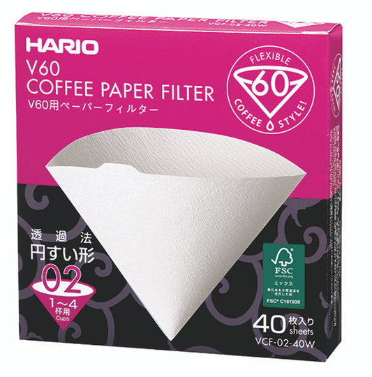 Hario V60 02 Filters (40 count)